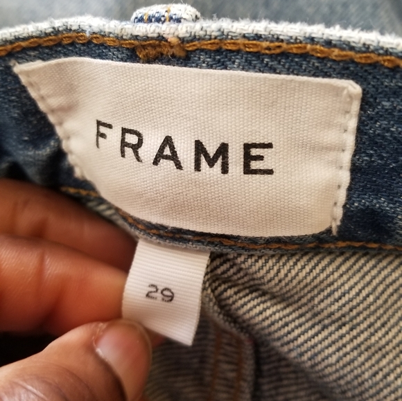 Frame Carlsland Raw Edge Le Original Skinny Jeans - Picture 6 of 9